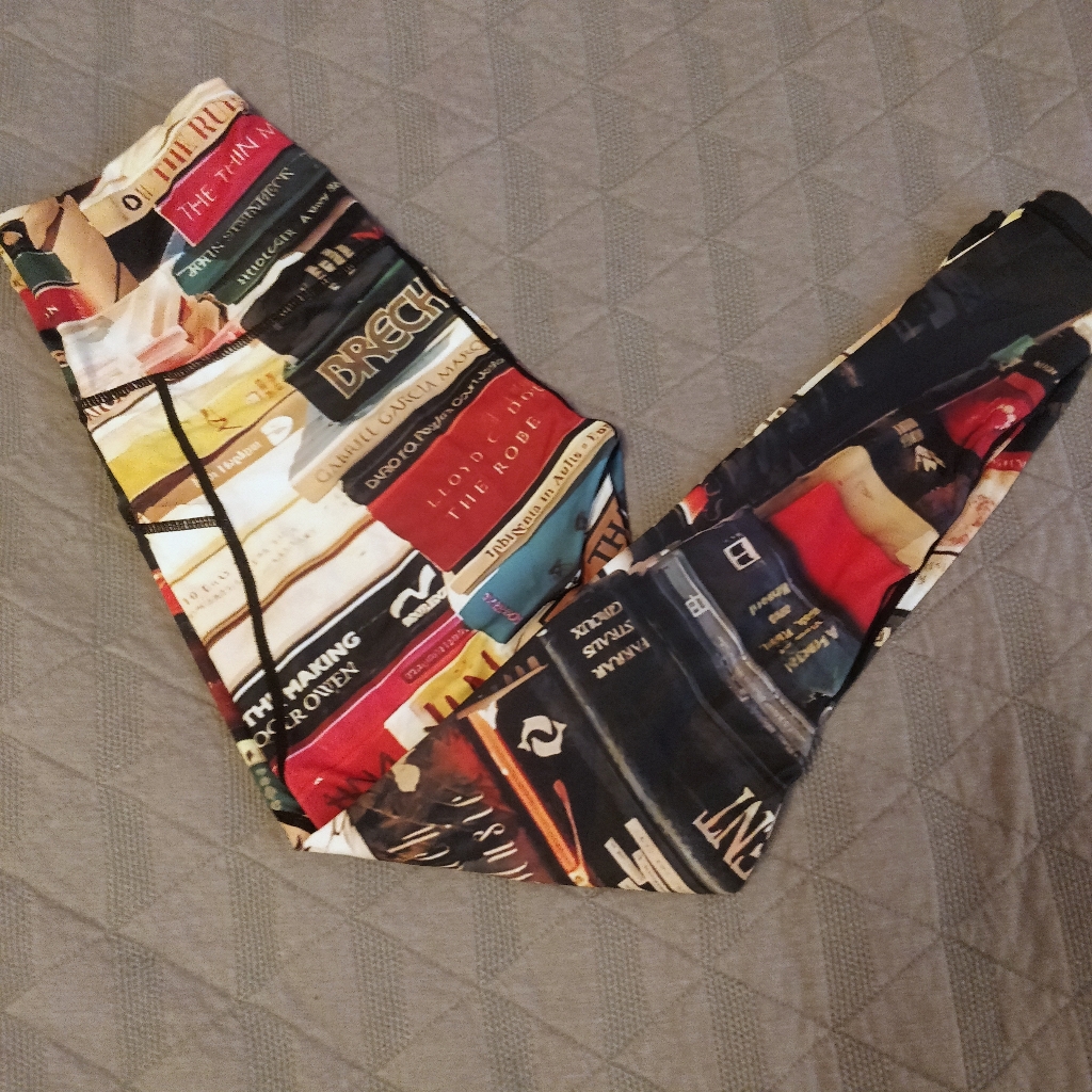 Book Print Leggings